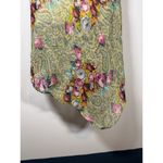 Mlle Gabrielle  Dress Floral Flowy Cowl Neck Asymmetrical Lagenlook Boho Size 12P Photo 3
