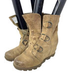 Sorel Joan of Arctic Wedge II Boots Ash Brown Size US 7.5 **Flawed Photo 0