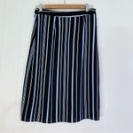 BP  Black & Blue Stripe Skirt S Photo 1