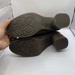 Kork-Ease  Destiny Stacked Heel Ankle Boots size 9.5M brown leather E4 Photo 7