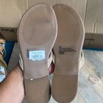 14th & Union  Nordstrom size 8 beige flat sandals toe post strappy new Photo 1