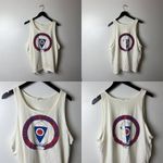Urban Outfitters Distressed Vintage Melbourne Yacht Club Tank Top White Extra Large XL Graphic Photo 12
