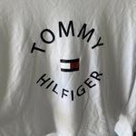 Tommy Hilfiger Sport Medium Cropped Front Tie White Sweatshirt with Logo NWOT Photo 2