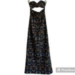 Nightwalker Floral Strapless Boho Maxi Dress Size XS Photo 1