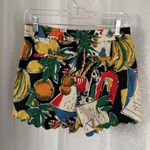 J.Crew High Waist Shorts with Orange and Green Pattern Sz: 2 Photo 1