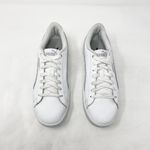 Puma [] White Vikky V2 Leather Lace Up Casual Sneakers Soft Foam Comfortable Sz 8 Photo 4