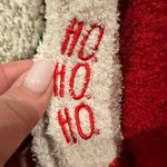 Rae Dunn  3 Pair Cozy Festive Red Cream White Thick Socks Photo 3