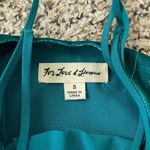 For Love & Lemons  Viva Velvet Mini Dress Emerald Green Size Small Party Sexy Photo 5