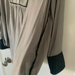 Free People  Pebble Crepe Shirt Neutral Photo 4