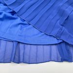 Lulus  Never A Dull Moment Chiffon Dress Women XLarge Pleated Flowy Romantic Midi Photo 6