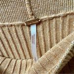Free People  Skyline Midi Skirt Beige Rib Knit Sweater Pull On Camel Tan Small S Photo 7