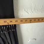 STAL Vintage Black Midi Dress 6 Pleated Skirt Beaded Hem Gold Coin Detail USA Photo 8