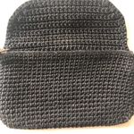 BLACK CROCHET SMALL WALLET CLUTCH Photo 1