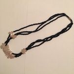 Pretty Women’s Black / Pink Beaded Costume Jewelry Necklace Photo 0