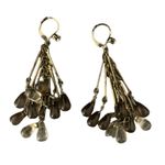 Coldwater Creek Vintage  Art Nouveau Gold Tone Tear Drop Necklace Earrings Set Photo 6