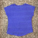Full Tilt crochet knit short sleeve top Photo 7