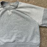 Marine layer  Gray Cropped Sweatshirt Photo 1