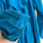 Rebecca Taylor 100% Silk Ruffle Front Mini Dress Long Sleeve Vacation Resortwear Photo 5