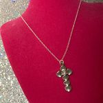 Sterling Silver Rhinestone Cross  925 Necklace Catholic Christian Church Gift NEW Photo 2