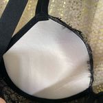 Victoria's Secret Victoria’s Secret Black Rhinestone Strap Pushup Corset Bra Top 34DD Photo 6