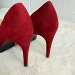 Chinese Laundry  Red Suede Heels Photo 2
