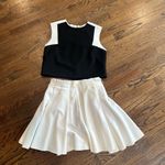 Torn By Ronny Kobo TORN x Ronny Kobo Black & White Zip Up Crop Top and Skirt Set size Medium Photo 2