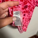 Ann Taylor  Pink and Red Patterned Blouse Photo 2