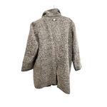 Calvin Klein  Women's High Neck Wool Blend Pea Coat Gray Blend Size 2X Photo 3