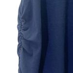 Michael Stars NWT Navy Ruched Midi Tank Dress Sz Large Racerback Cotton USA Made Photo 8