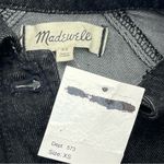 Madewell Oversized Jean Jacket Womens XS Black Lunar Wash 100% Cotton M4230 NEW Photo 3