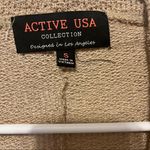 Active USA  beige shrug cardigan in small Photo 2