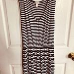 Striped Black and White Dress Size XL Photo 0