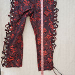 Poster Girl  Dragon‎ Fire Pedal Pusher Red Pants. Size: XXS Photo 7