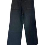 MP Piombo High Rise Wide Leg Jeans Black size 4 Photo 6