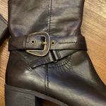Nine West  R-Span Booties Women’s 8.5 Dark Brown 3 in. Heel Leather Buckle strap Photo 9