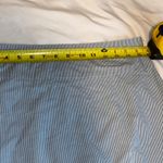 Chic Striped Blue and White Lace Mini Skirt Size 6 Photo 4