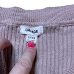 Garage  ribbed v neck crop sweater top size Xs Photo 2