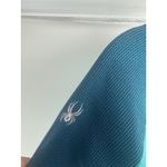 Spyder  Lg Teal Green Mock Turtleneck Side Zip Collar Pullover Jacket Coat size M Photo 5