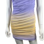 ZARA  Ombré Mesh Strapless Mini Dress Photo 5