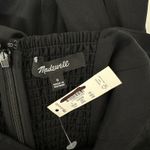 Madewell  Seamed Squareneck Midi Dress Minimalist Jet Black Classic US 0 NWT Photo 8