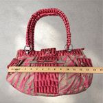 Guess  Zebra Print Canvas Y2k Shoulder Bag Purse Pink Animal Print Vintage Photo 6