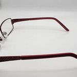 Genevieve Boutique Modern Glitz Burgundy Prescription Glasses Frames & Case Photo 3