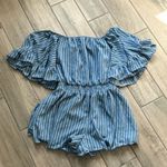Free The Roses  stripe romper Photo 0