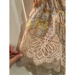 Victoria's Secret  Lace Trim Floral Romper - Size Small. Photo 2