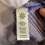 Athleta  striped Shiva Amalfi Blue Stripe ombré long sleeve size xxs Photo 2