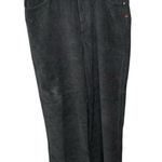 Urban Outfitters BDG Black Corduroy Straight Baggy‎ Fit Pants Womens Sz 38x32” Photo 0