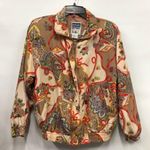 Vintage Details Sportswear Womens Silk w/pockets Zip Up Bomber Jacket S Flawed Photo 0