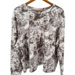 Under Armour  Rival Terry Printed Crew Neck Top 2X NWT Loose Fit Ghost Grey White Photo 1