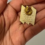 Olympic Salt Lake City 2002 American Flag Winter Games Logo Trading Pin Red Photo 1