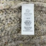 Aerie NWT OFFLINE Women's XS Textured Knit Hoodie Sweater Pullover Oatmeal Marl Photo 5